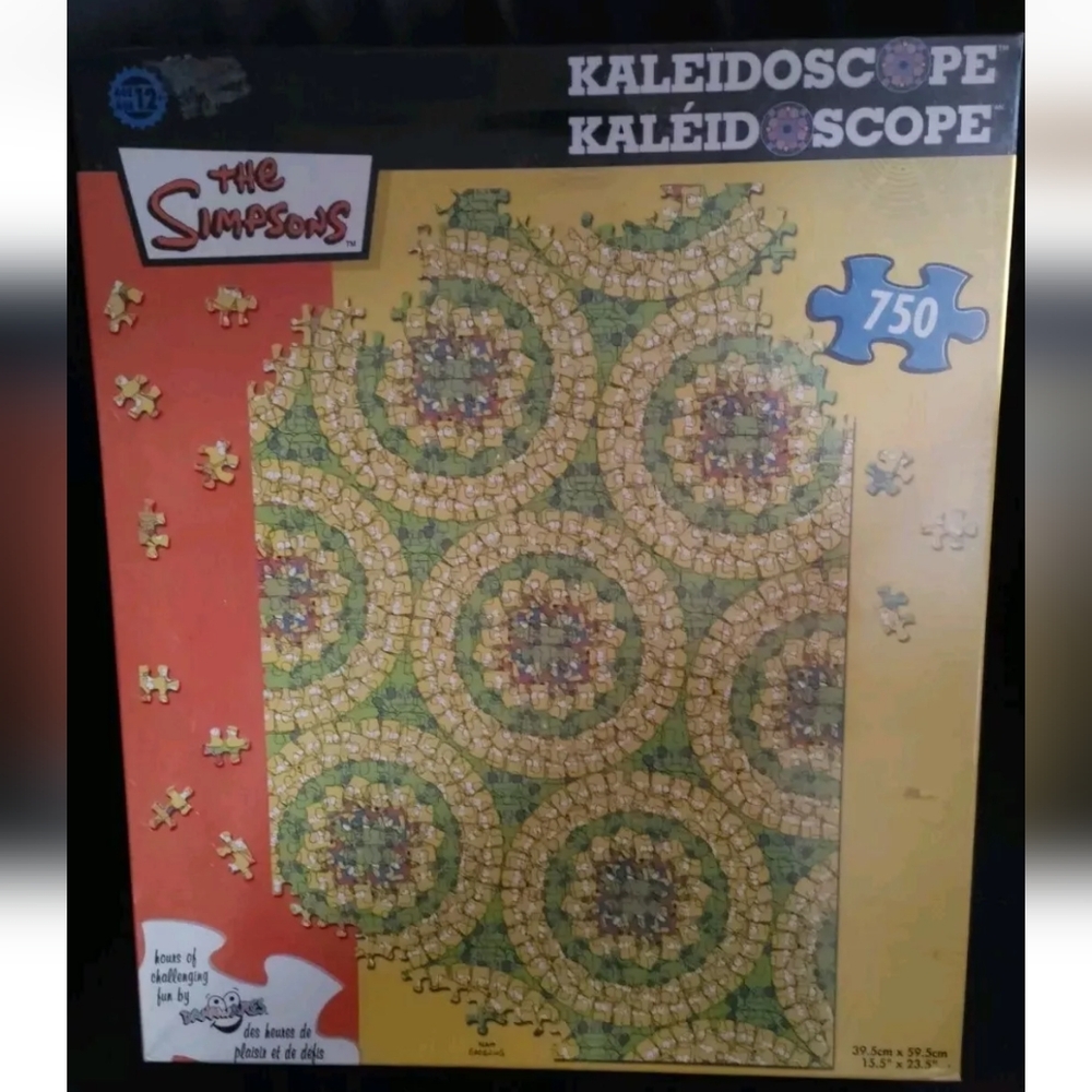 The Simpsons Danawares Kaleidoscope Jigsaw Puzzle 750pcs Brand New Sealed